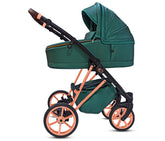 TPFLiving 3in1 Kinderwagen Royal Kunstleder